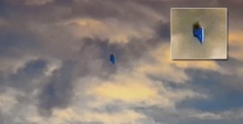 จับภาพ UFO ประหลาด ลอยอยู่ในเมฆ ใกล้ฐานทัพสหรัฐ